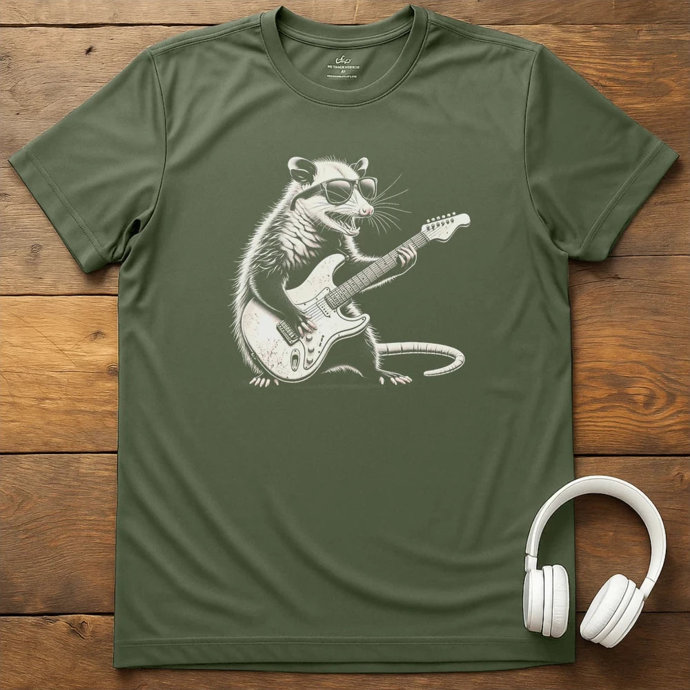 Weasel Rock T-Shirt - Military Green
