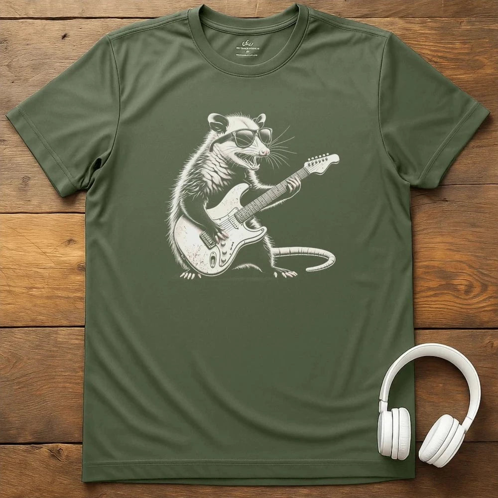 Weasel Rock T-Shirt - Military Green