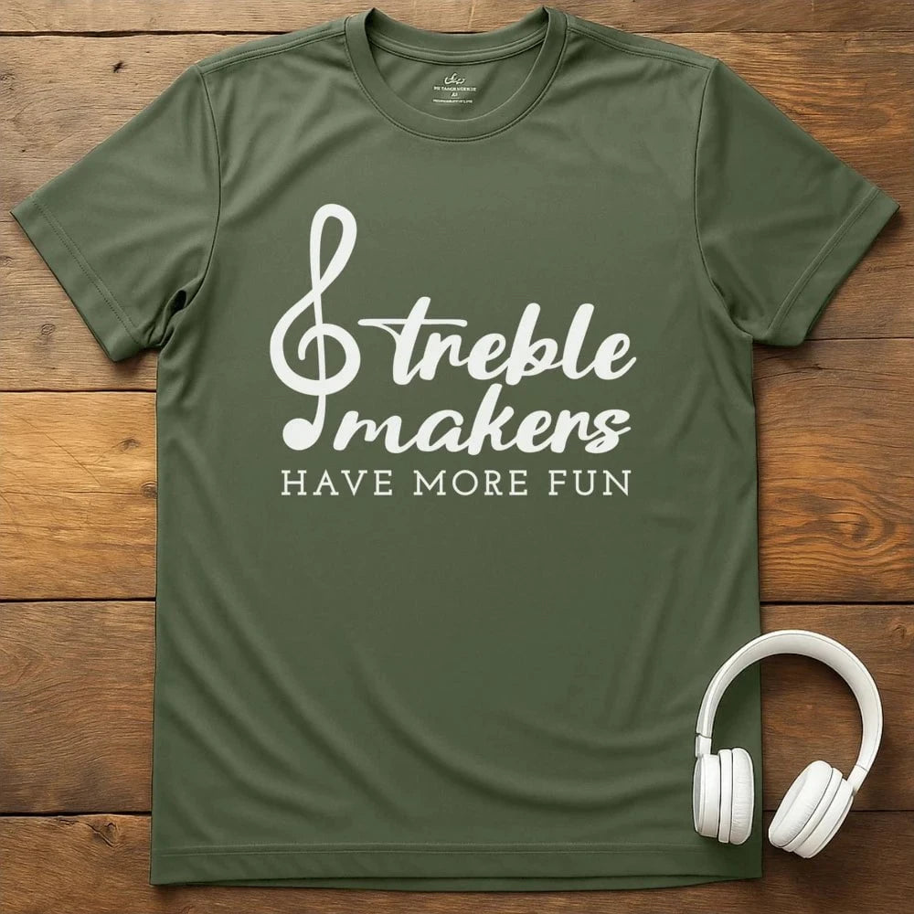 Treble T-Shirt - Military Green