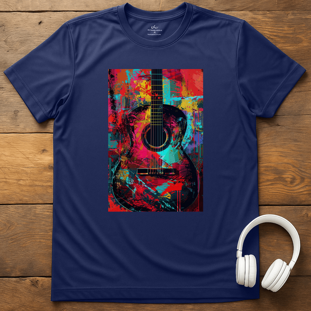 Vibrant Acoustic T-Shirt - Navy