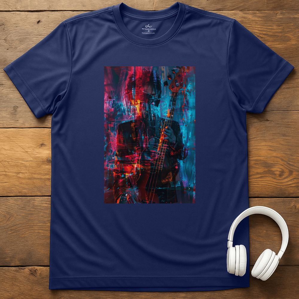 Vibrant Bassist T-Shirt - Navy