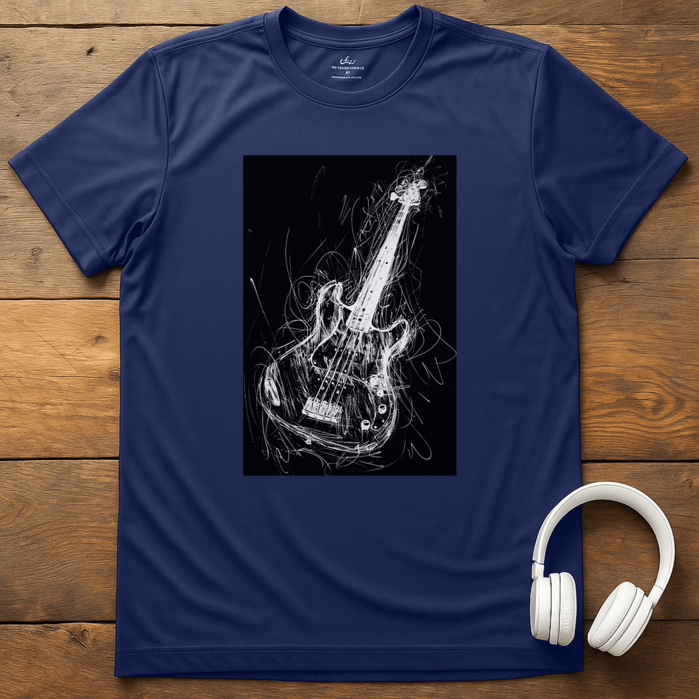 Tangled Bass T-Shirt - Navy