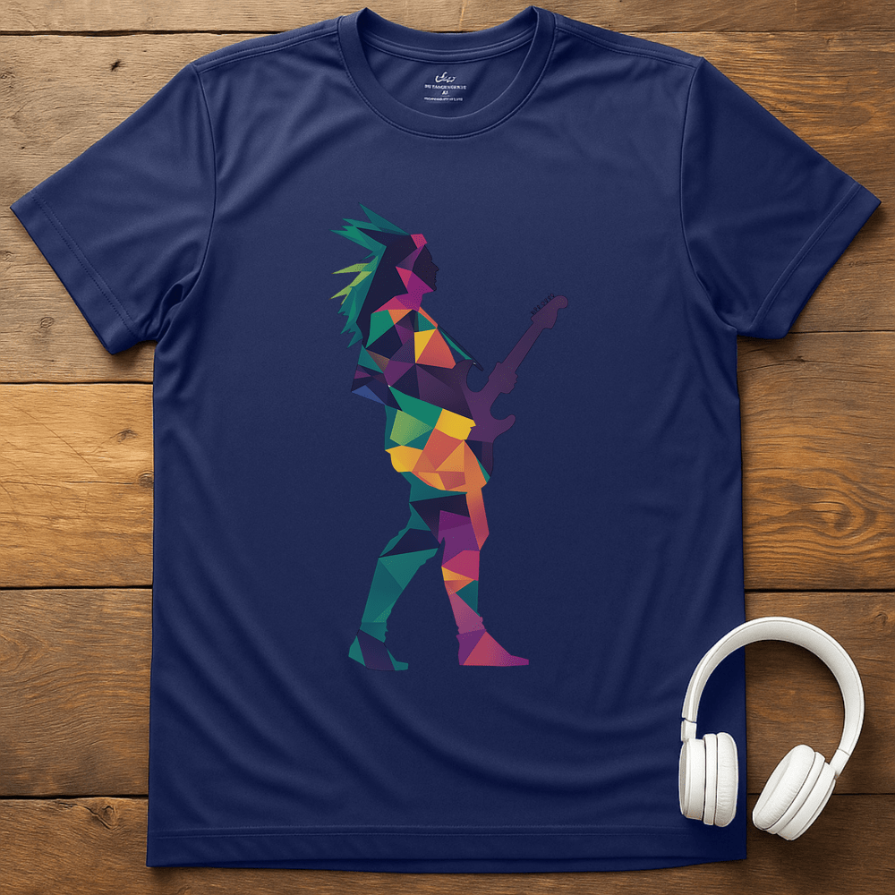 Technicolor Rock T-Shirt - Navy