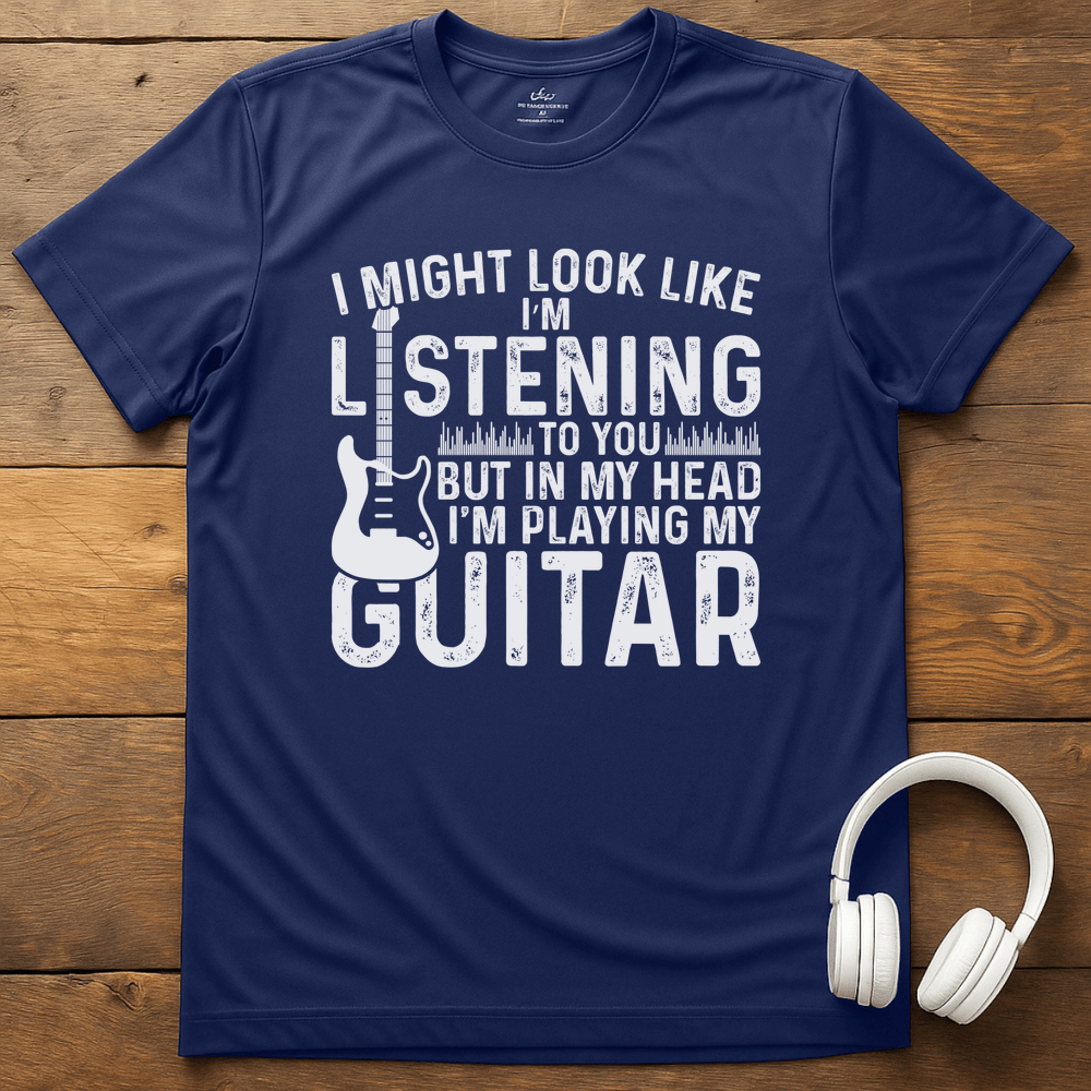 Not Listening T-Shirt - Navy
