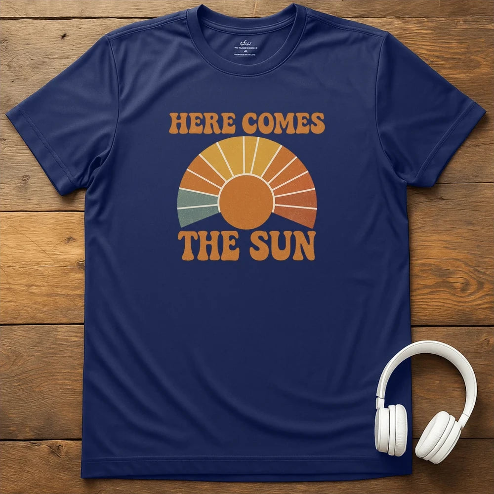 Here Comes The Sun T-Shirt - Navy
