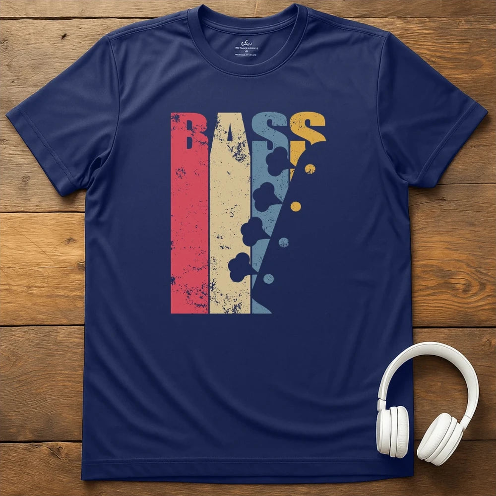 Vintage Bass T-Shirt - Navy