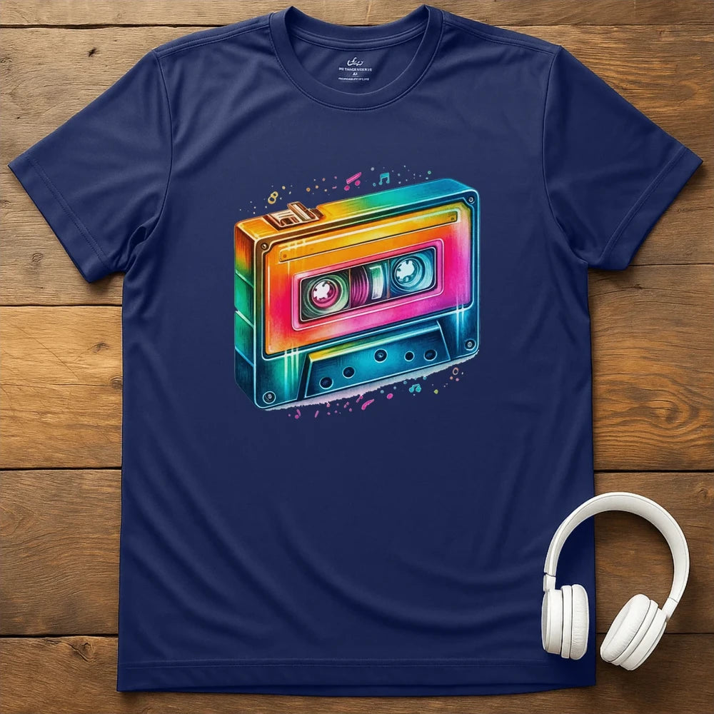 Mix Tape T-Shirt - Navy
