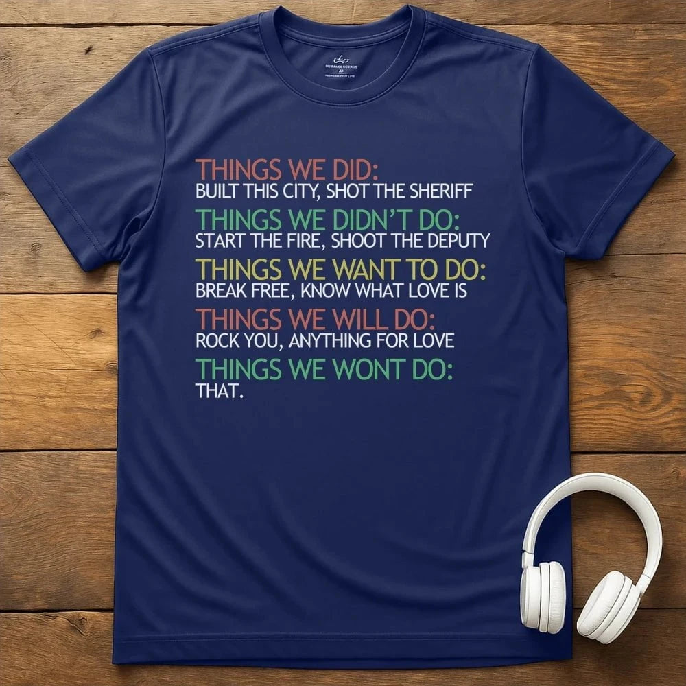 Things T-Shirt - Navy