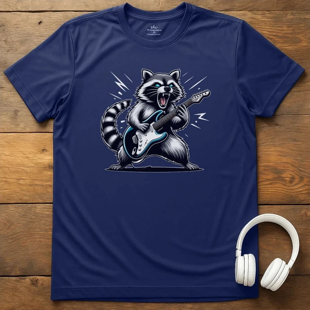 Racoon Shred T-Shirt - Navy