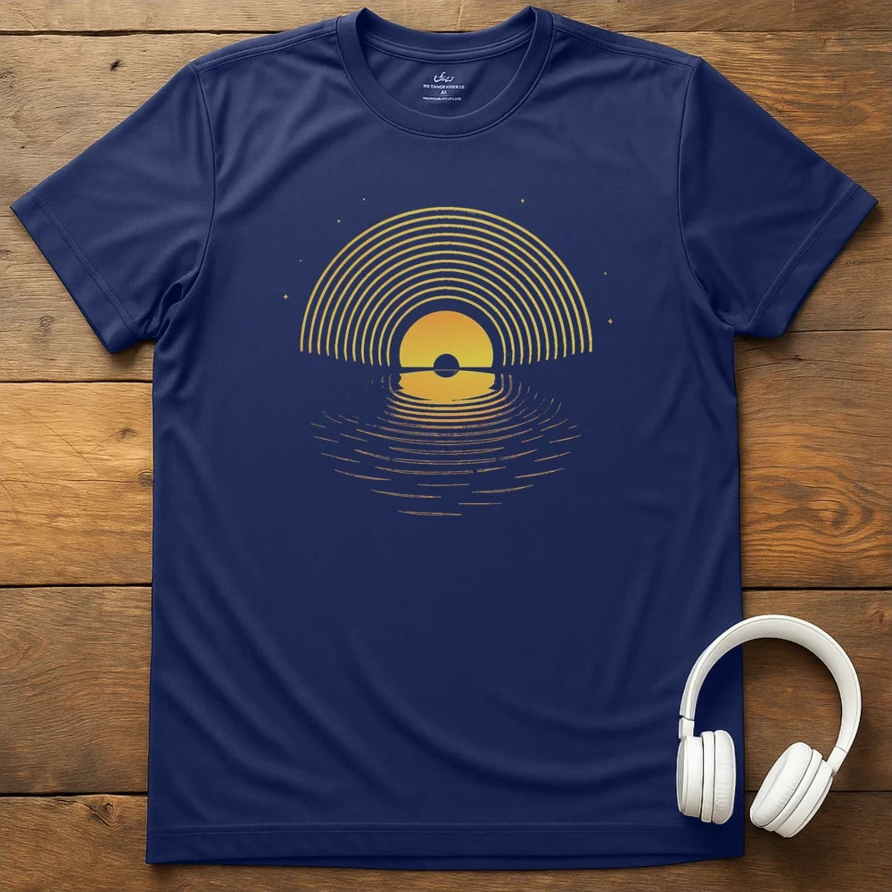 Record Reflection T-Shirt - Navy