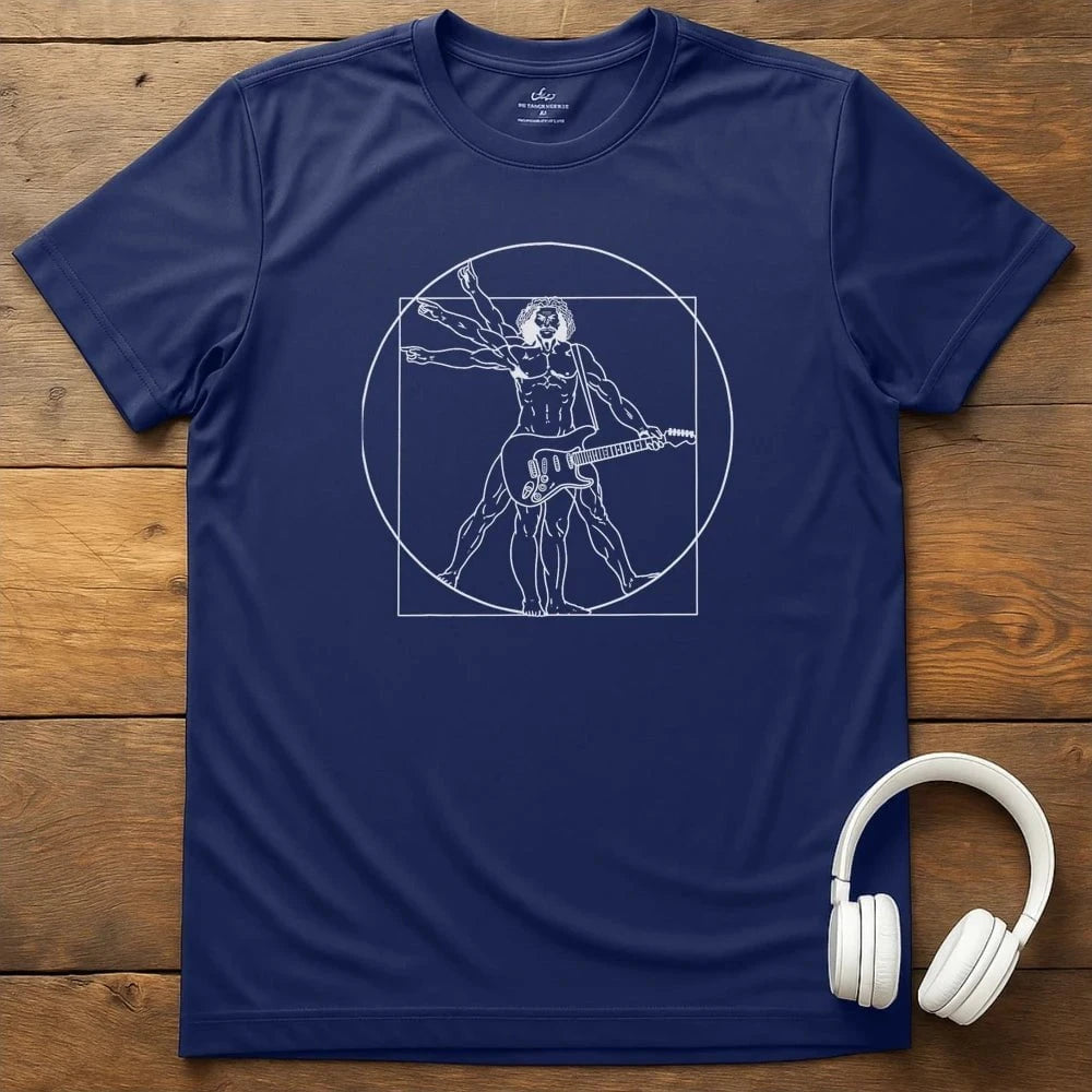 Vitruvian Rocker T-Shirt - Navy