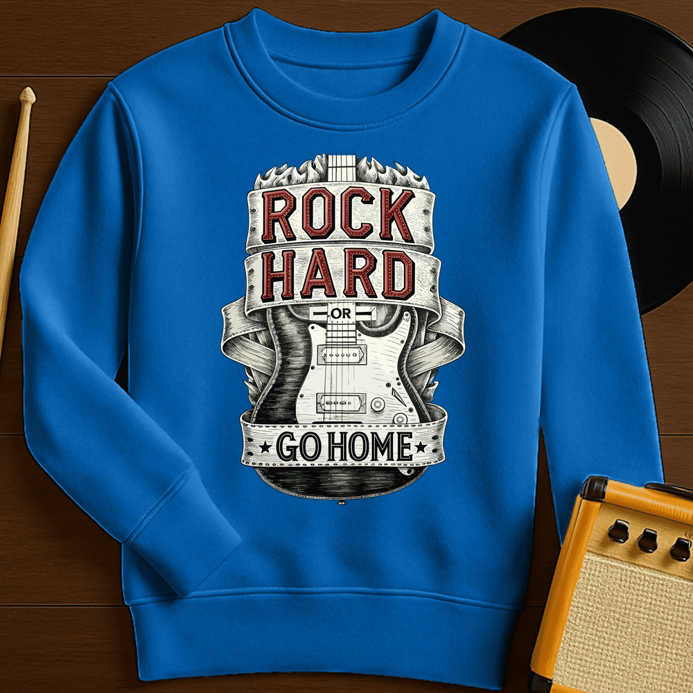 Rock Hard Crewneck - Royal