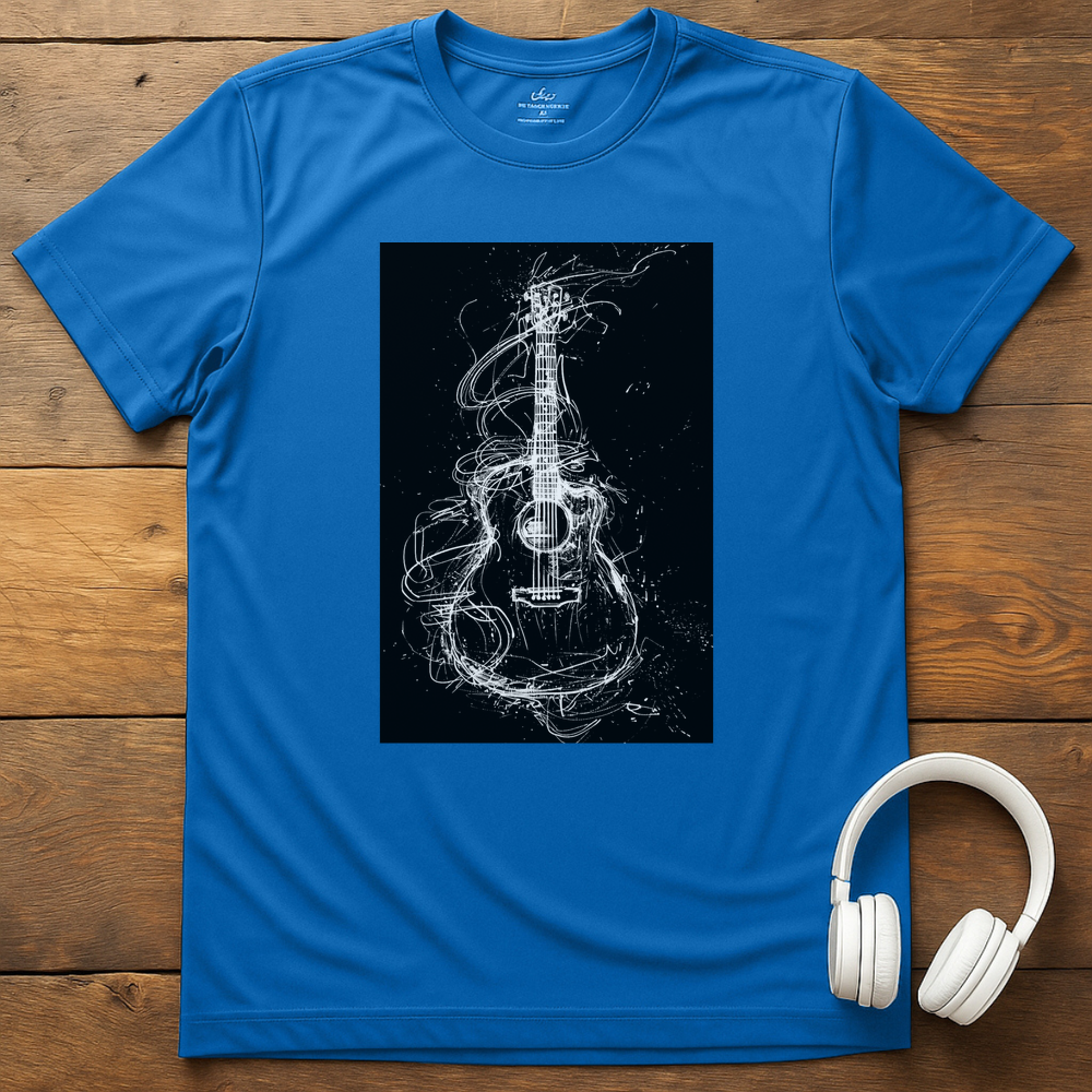 Tangled Guitar T-Shirt - Royal