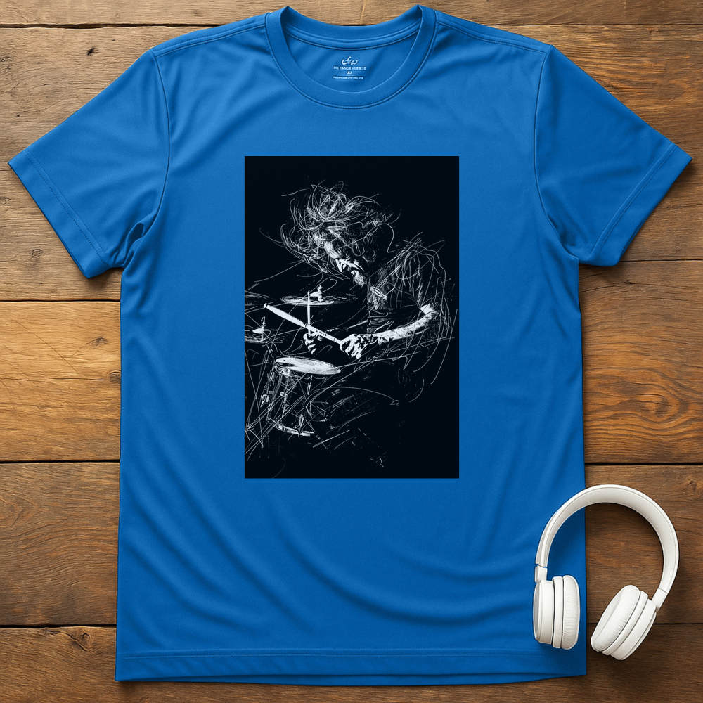 Tangled Drummer T-Shirt - Royal