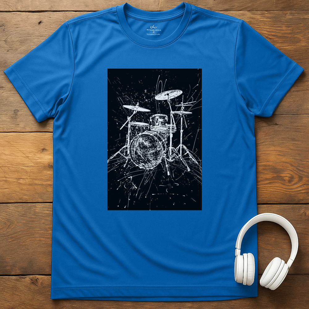 Tangled Drums T-Shirt - Royal