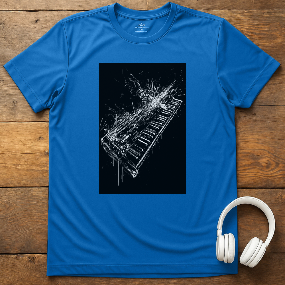 Tangled Keyboard T-Shirt - Royal