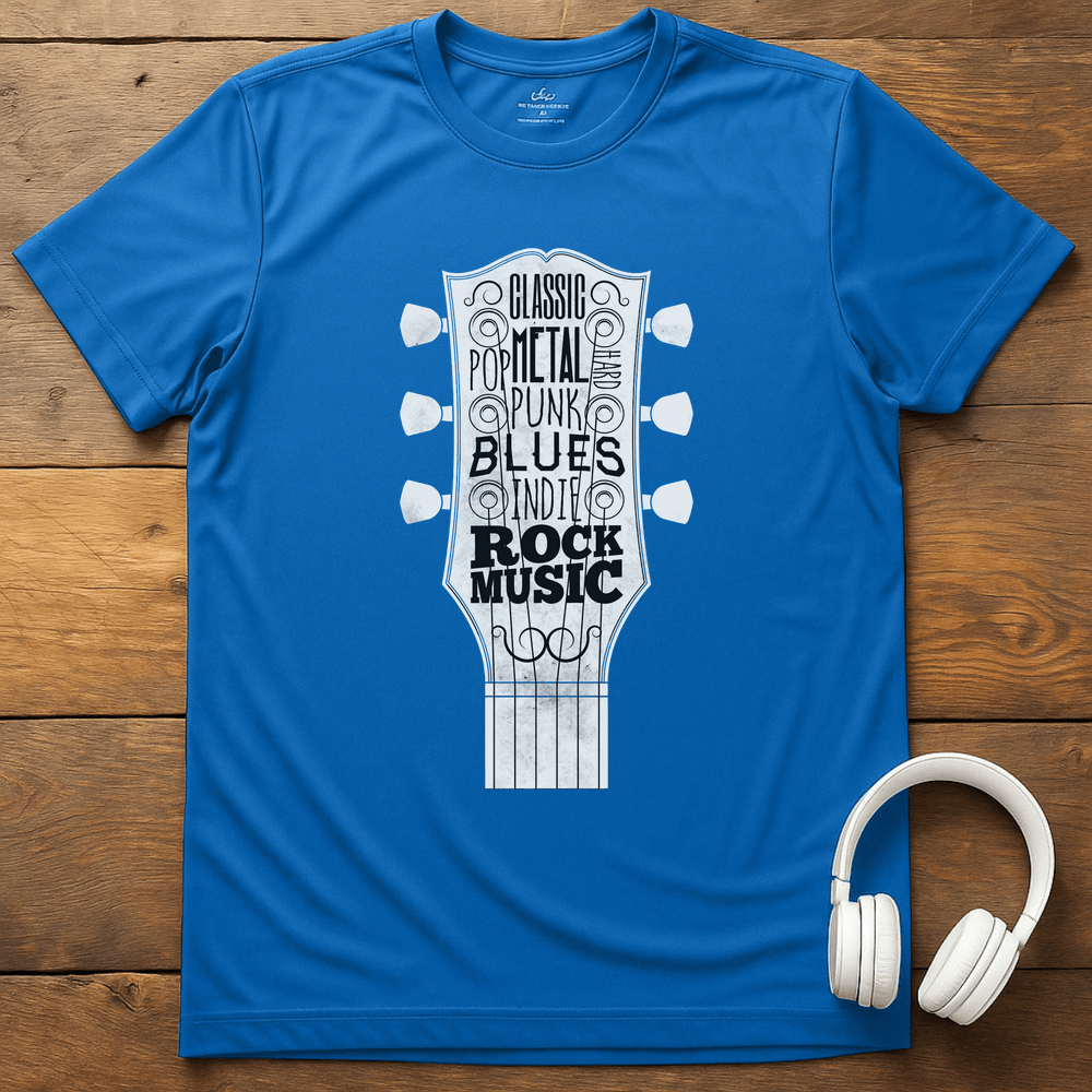 Guitar Style T-Shirt - Royal