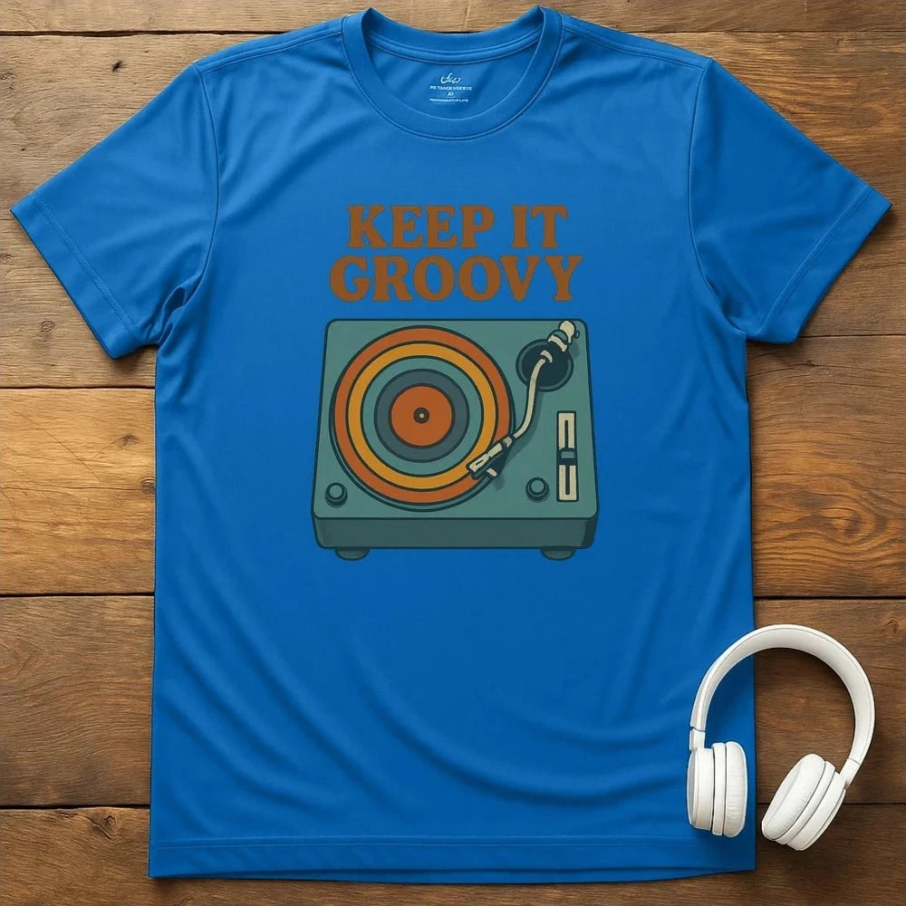 Keep It Groovy T-Shirt - Royal