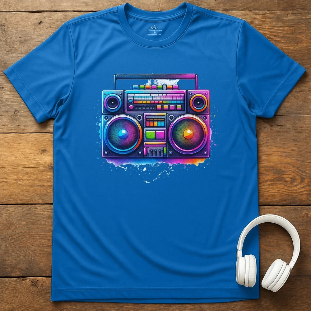 80s Tapedeck T-Shirt - Royal