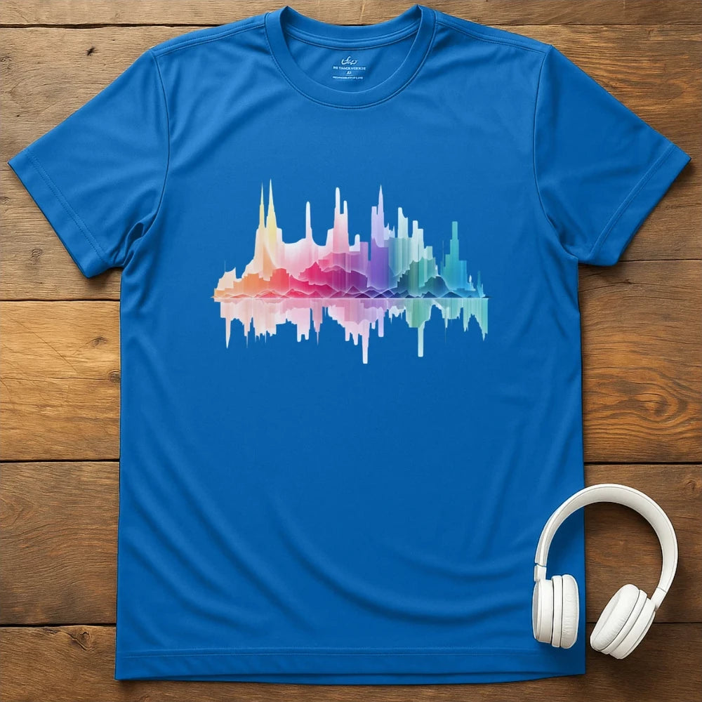 City Soundwave T-Shirt - Royal
