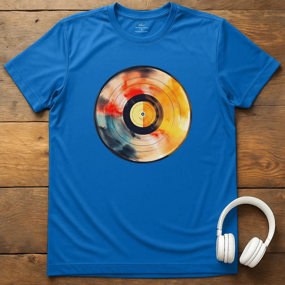 Pastel Vinyl T-Shirt - Royal