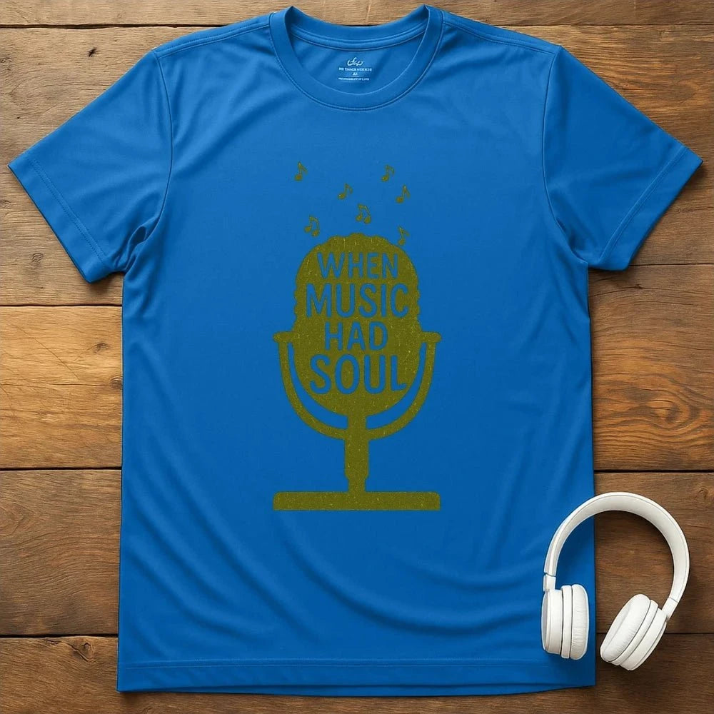When Music Had Soul T-Shirt - Royal