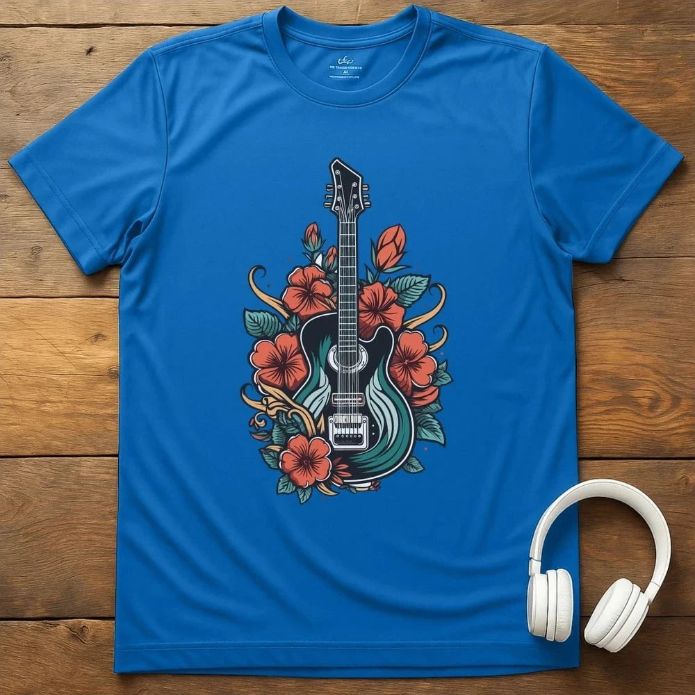 Valentino Guitar T-Shirt - Royal