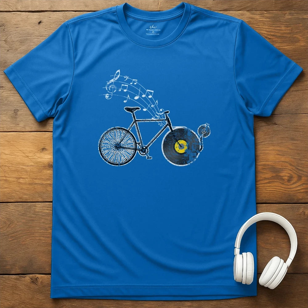 Bike Record T-Shirt - Royal