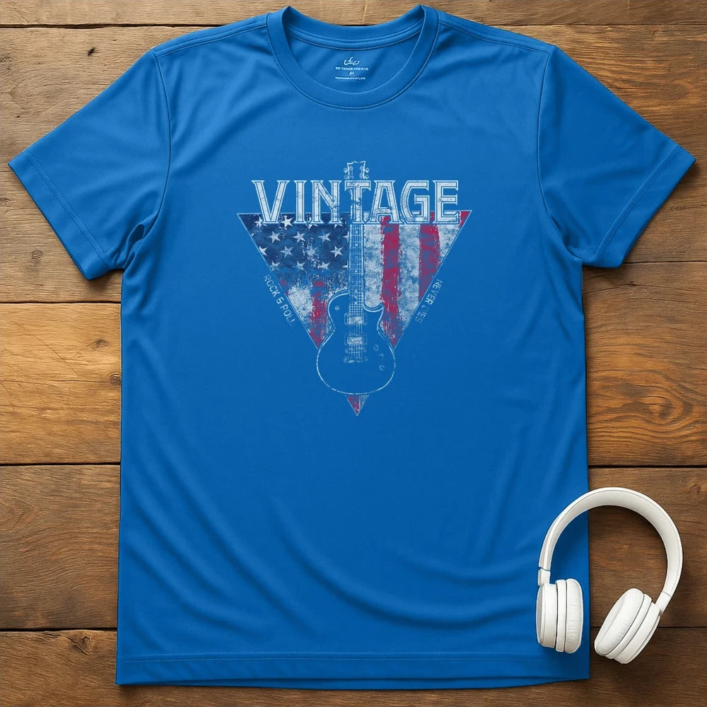 Vintage Flag T-Shirt - Royal
