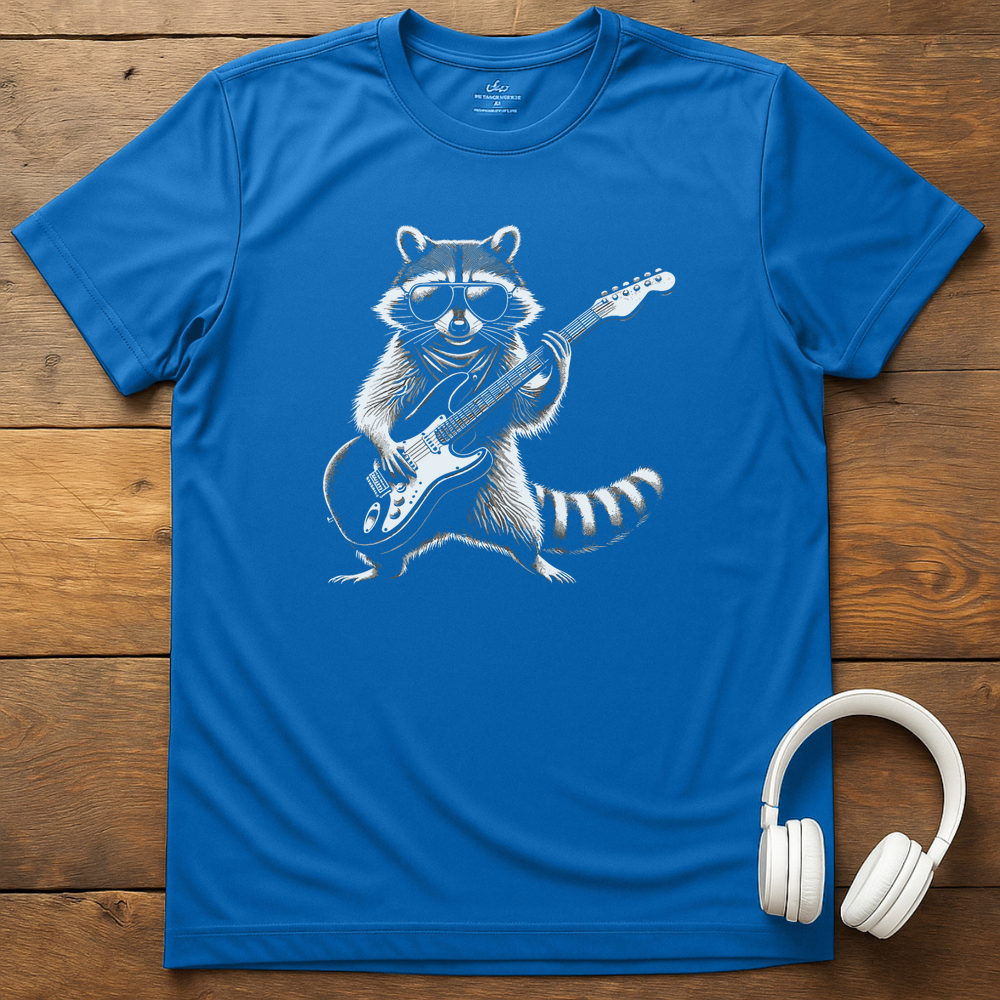 Racoon Rock T-Shirt - Royal