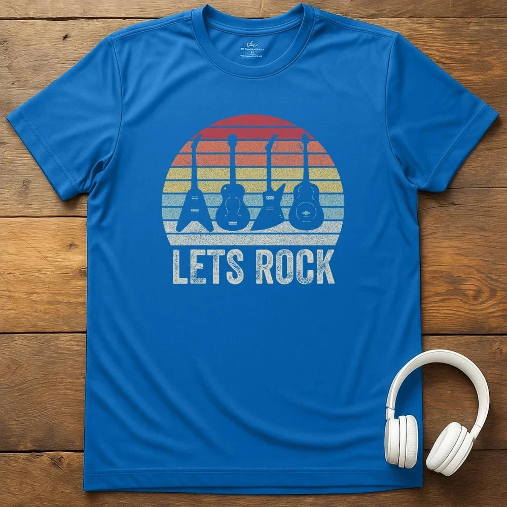 Lets Rock T-Shirt - Royal