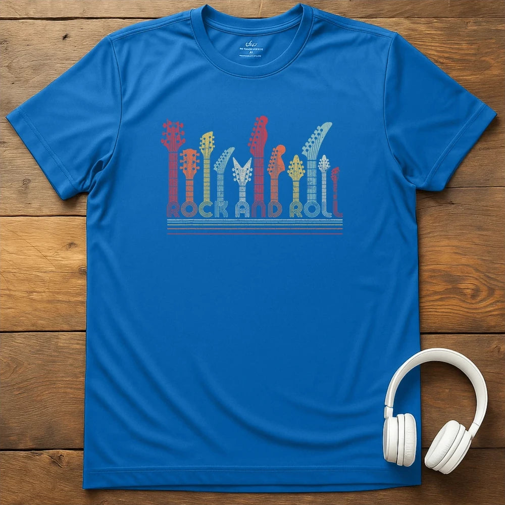 Headstock Line T-Shirt - Royal