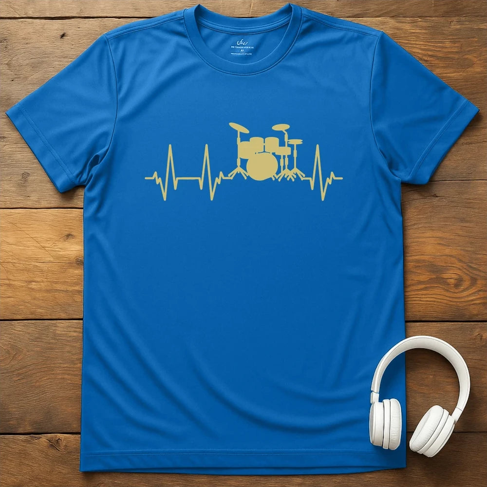 Drum Beat T-Shirt - Royal