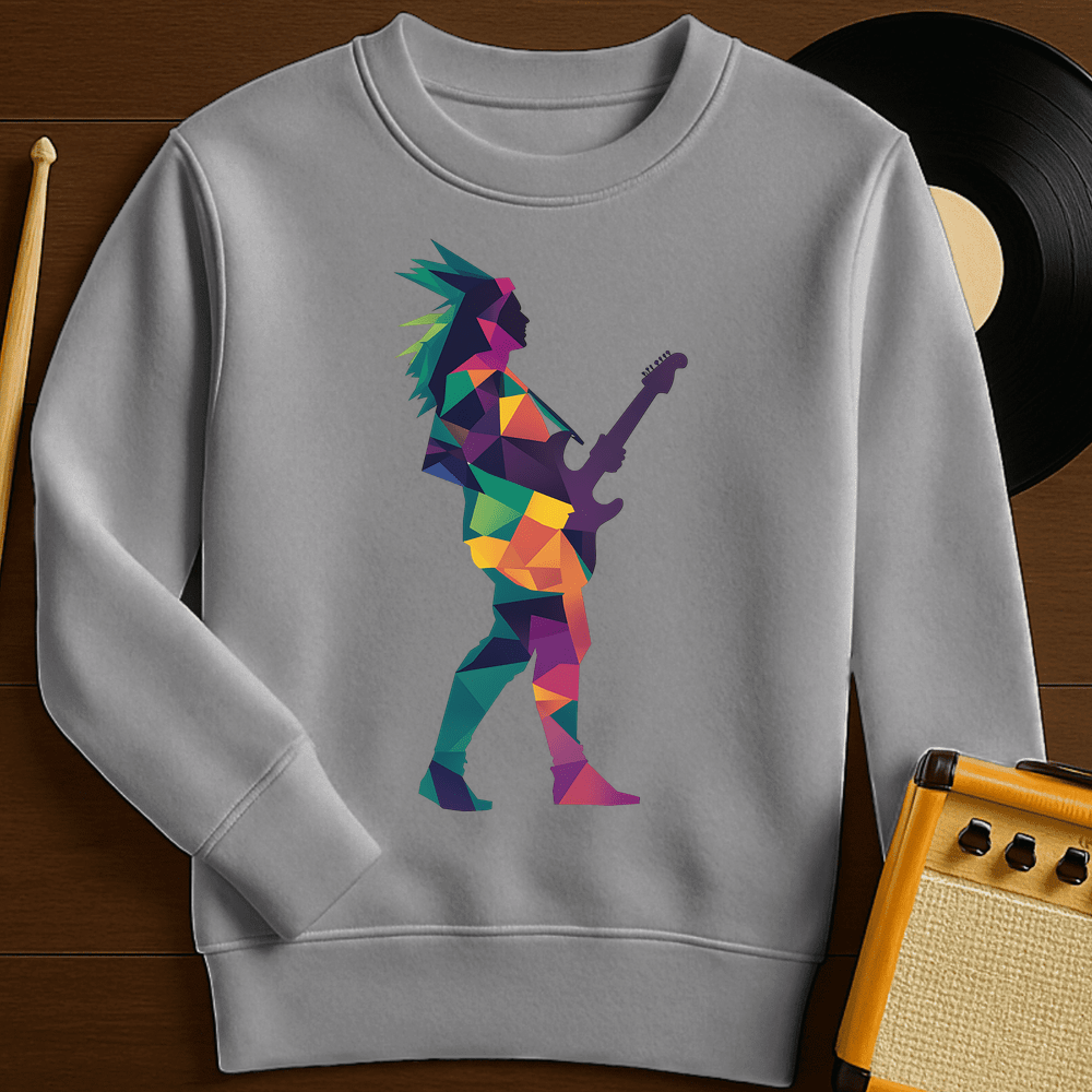 Technicolor Rock Crewneck - Sport Grey