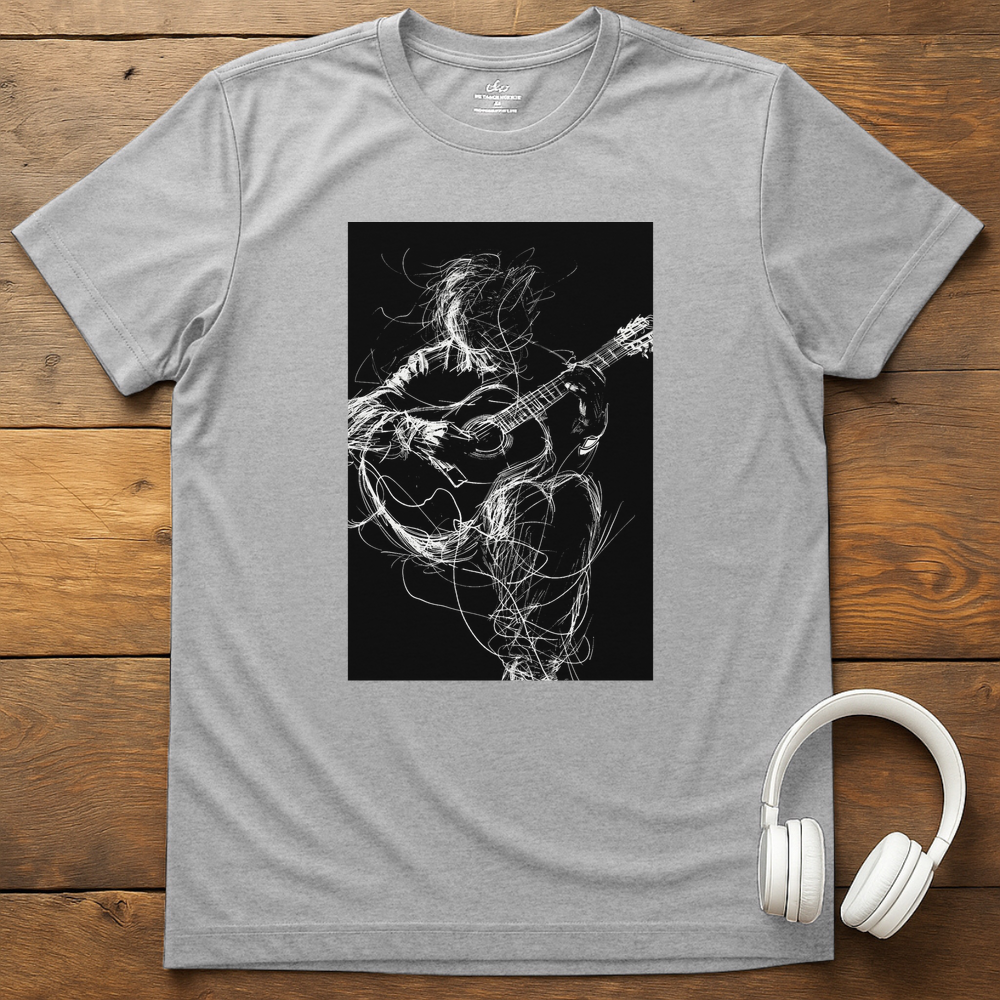 Tangled Acoustic T-Shirt - Sport Grey
