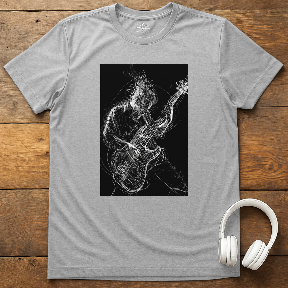 Tangled Bassist T-Shirt - Sport Grey
