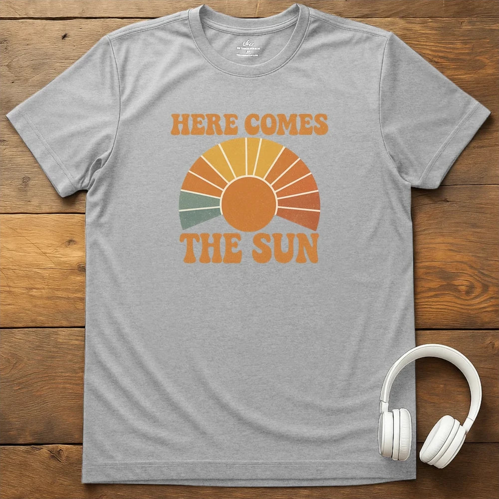 Here Comes The Sun T-Shirt - Sport Grey