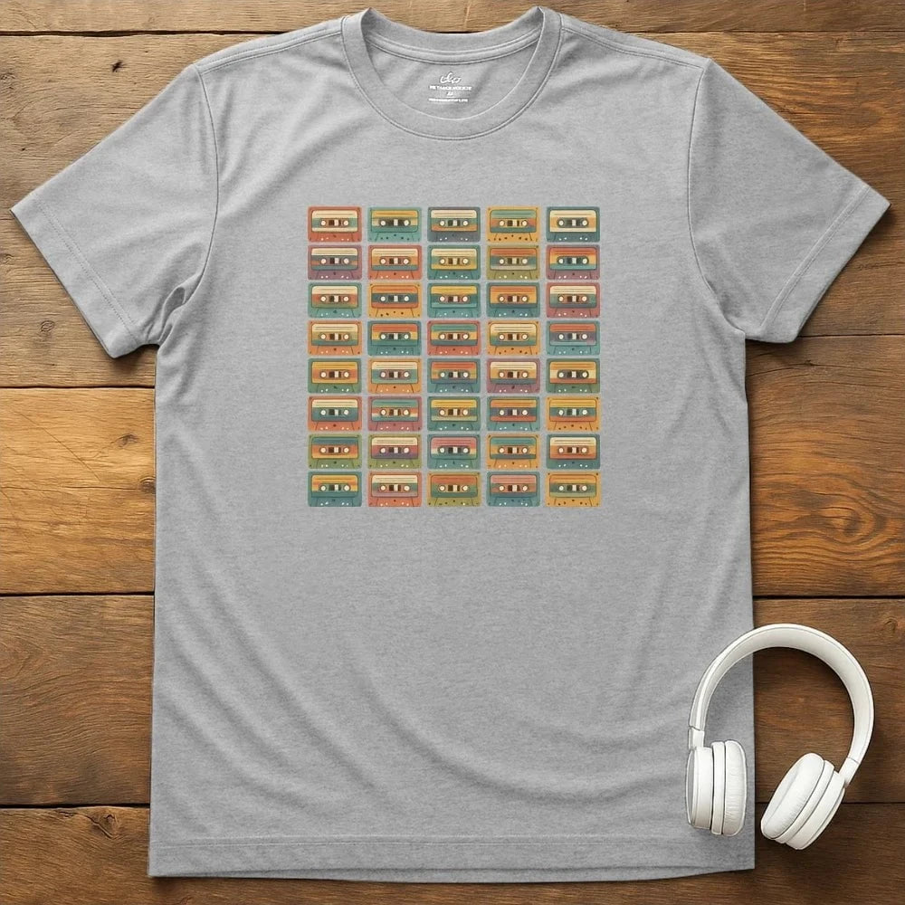 My Cassettes T-Shirt - Sport Grey