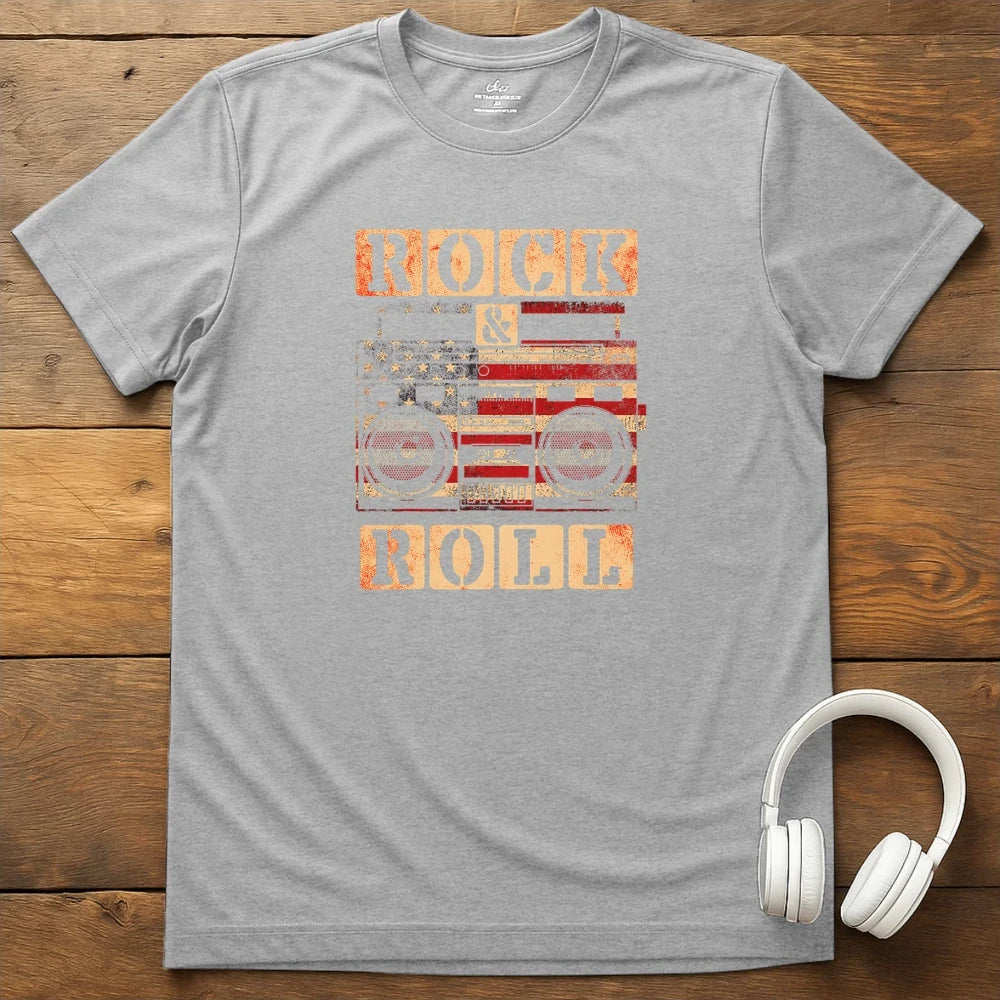 Rock Radio T-Shirt - Sport Grey