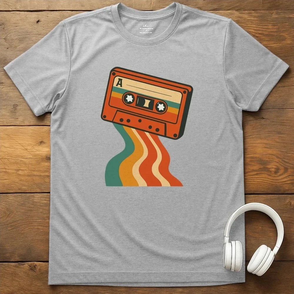 Cassette Colors T-Shirt - Sport Grey