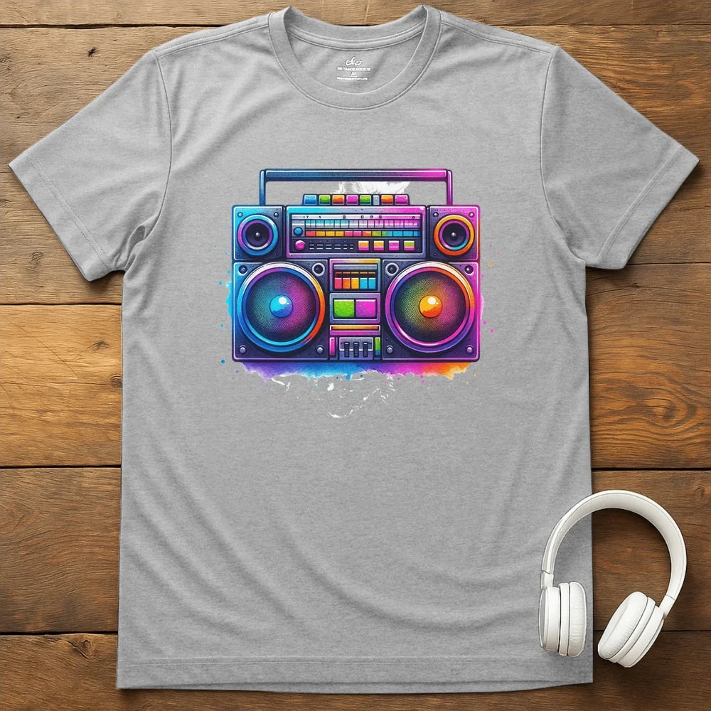 80s Tapedeck T-Shirt - Sport Grey