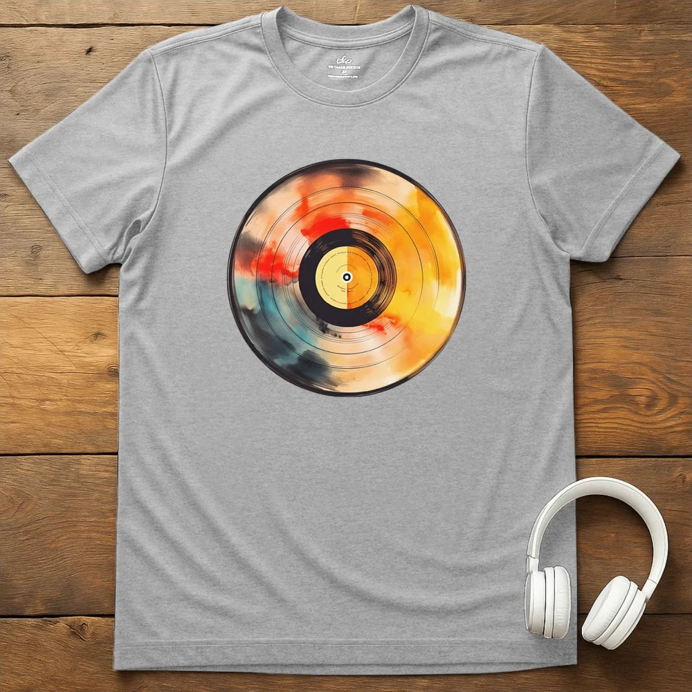 Pastel Vinyl T-Shirt - Sport Grey