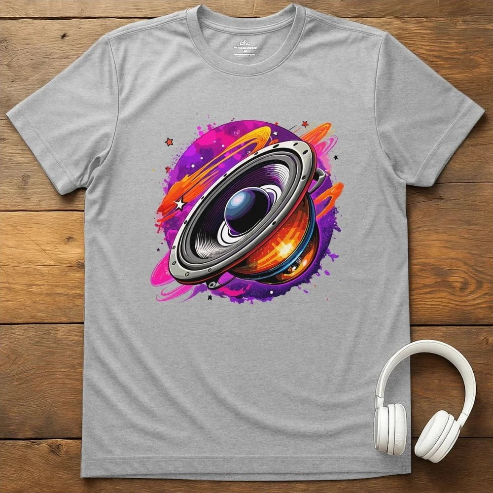 Planetary Speaker T-Shirt - Sport Grey