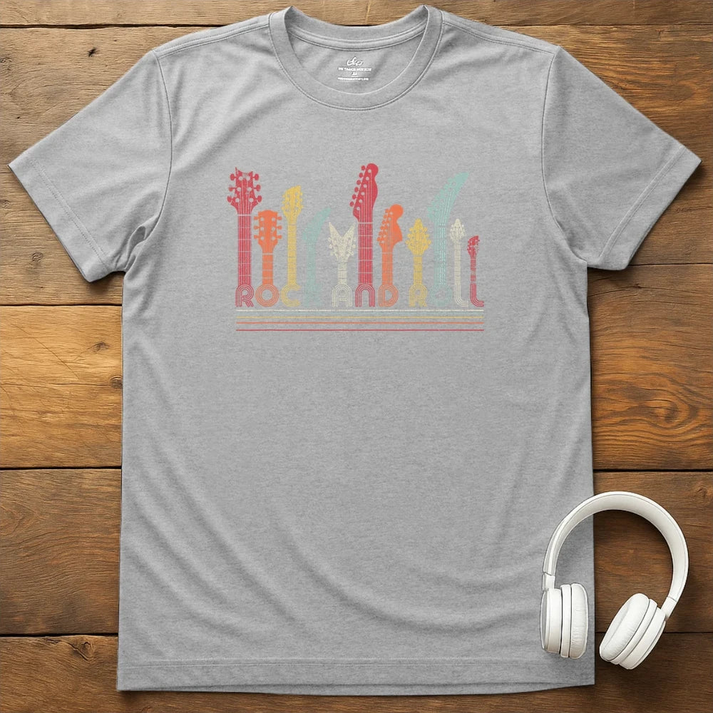 Headstock Line T-Shirt - Sport Grey