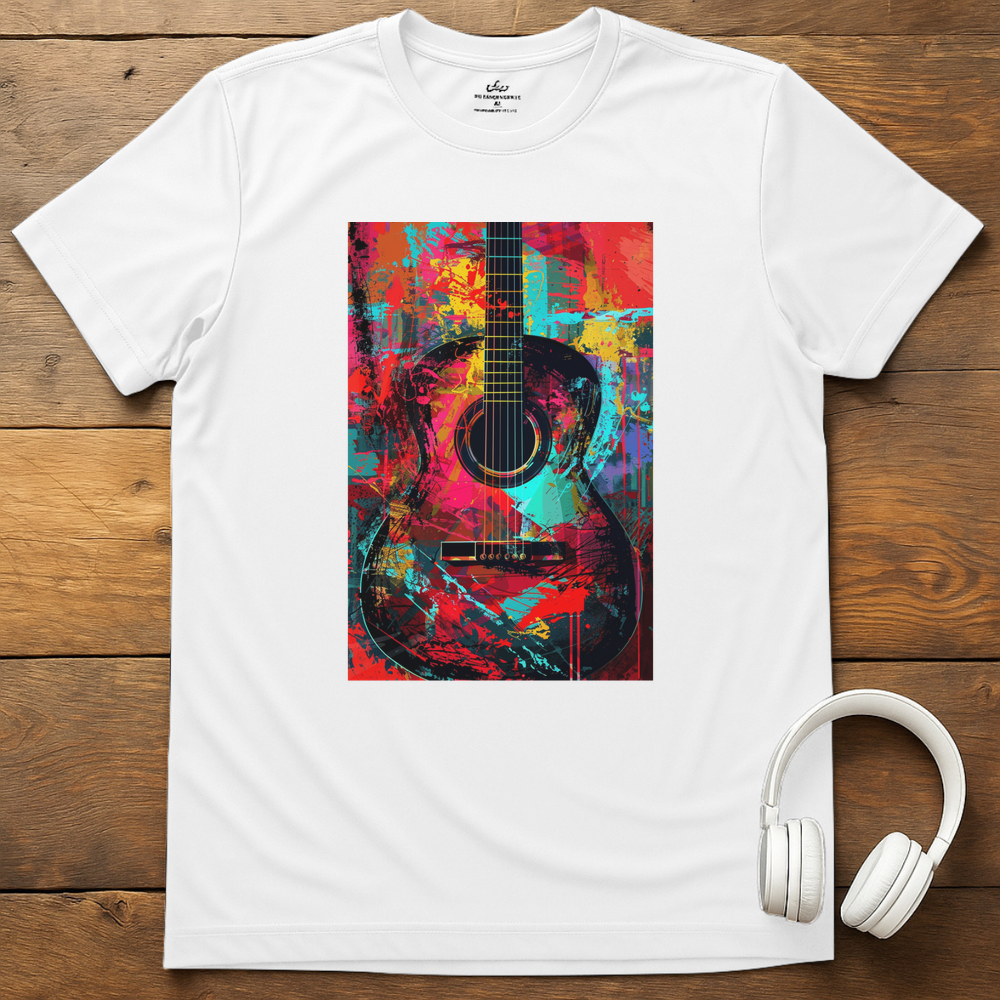 Vibrant Acoustic T-Shirt - White