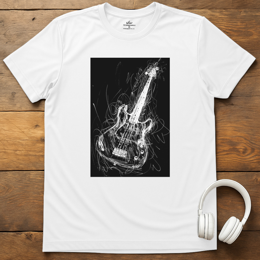Tangled Bass T-Shirt - White
