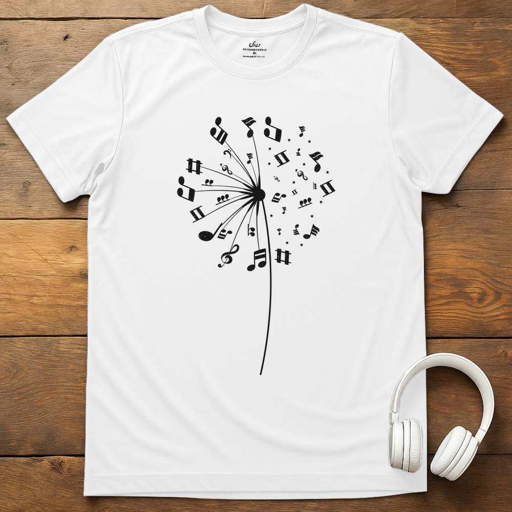 Fly Away Notes T-Shirt - White