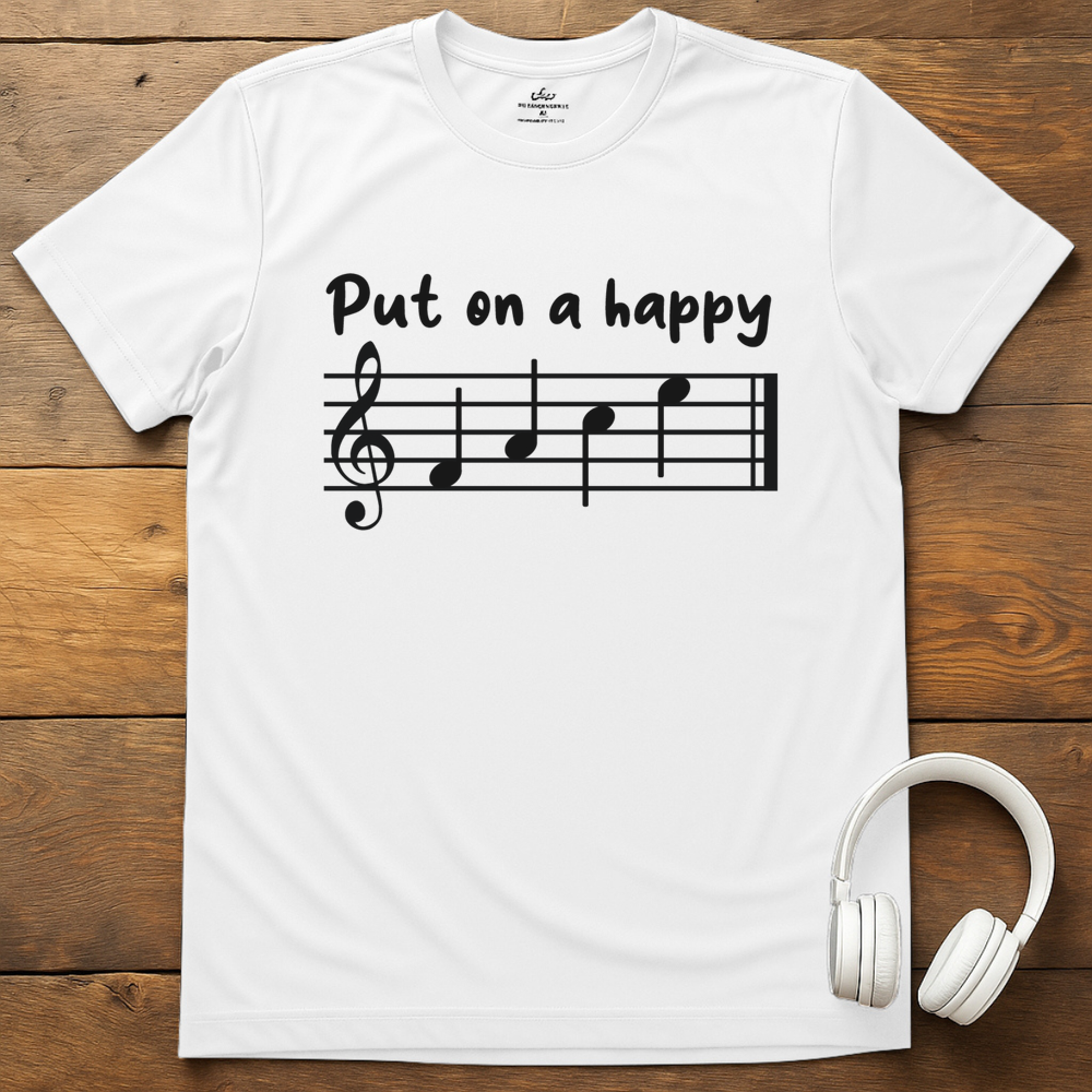 Happy Face T-Shirt - White