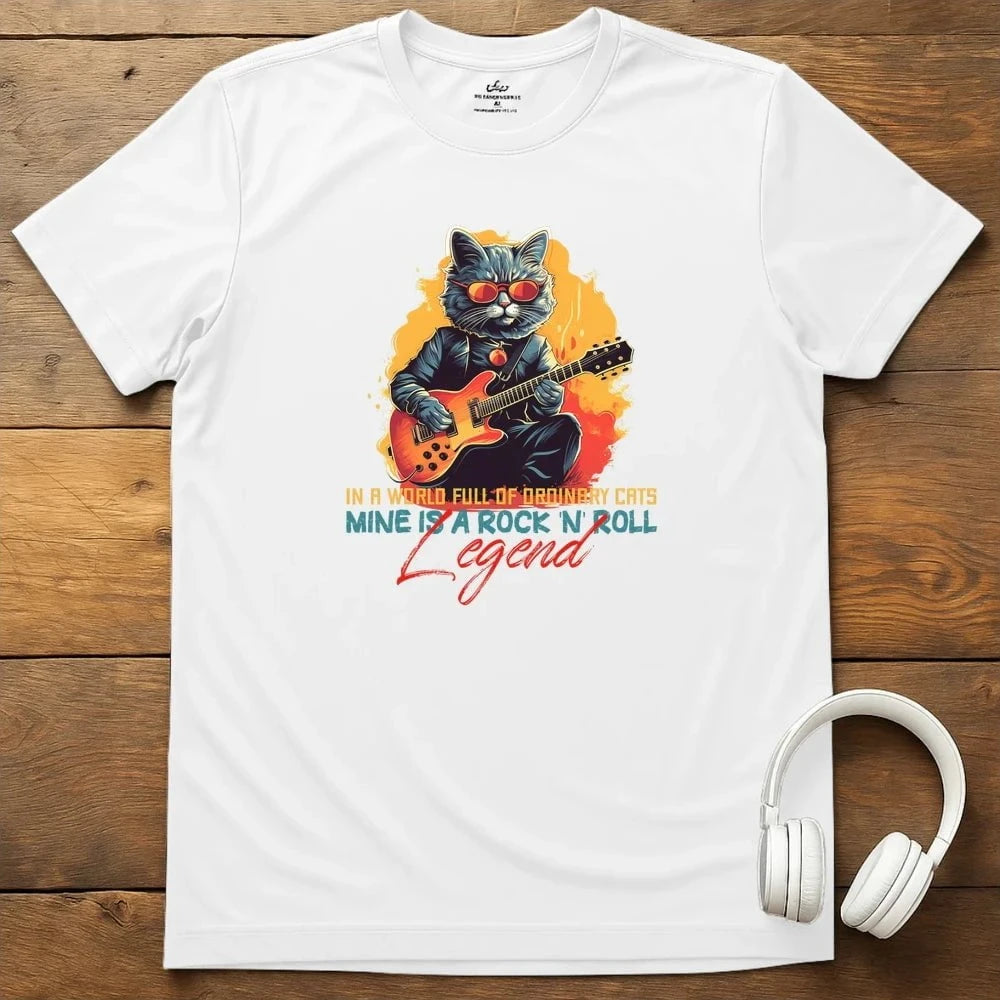 Cat Legend T-Shirt - White