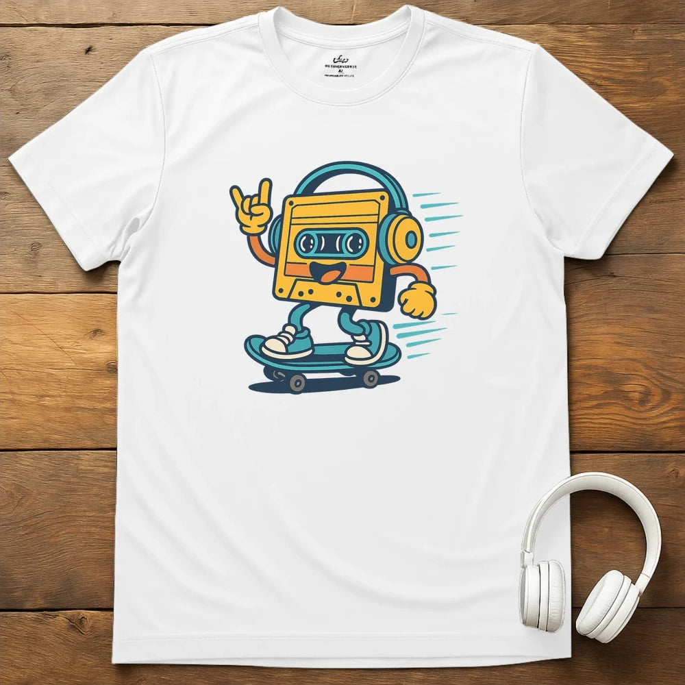 Skater Tape T-Shirt - White